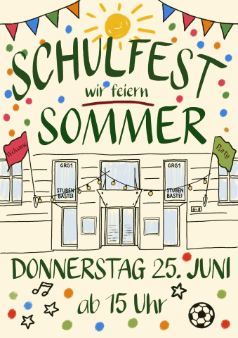 Schulfest Plakat 2026 verkleinert