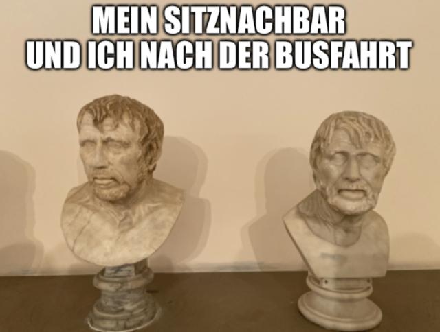 Büsten berühmter Männer