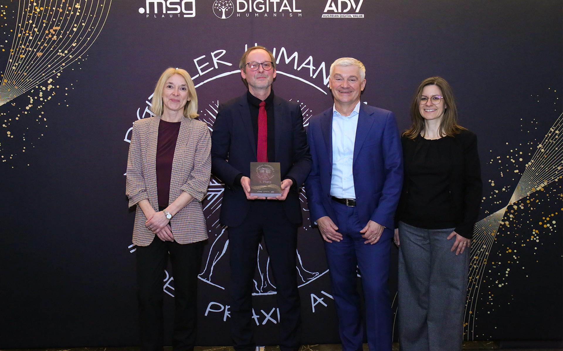 Foto - Verleihung digitaler Humansismus